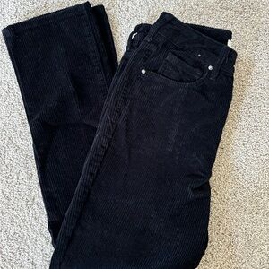 Pac Sun Black Corduroy (mom jeans) Pants